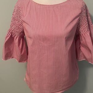 Vineyard Vines Cotton Blend 3/4 Sleeve Top sz S
